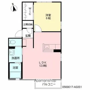 まほろば Ⅰ【2階】の間取り