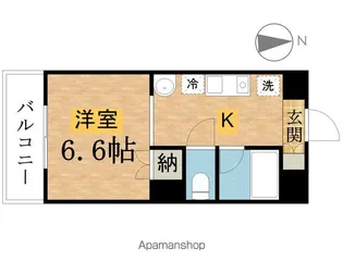 フォレスト北野【202号室】の間取り
