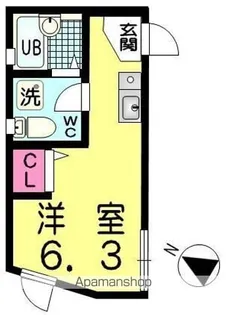 エフォート西池袋【2階】の間取り