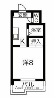 サンライフ有楽【602号室】の間取り