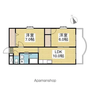 プレステージAC【401.号室】の間取り