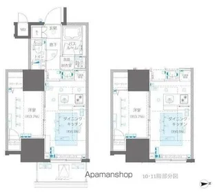 ZOOM信濃町【11階】の間取り