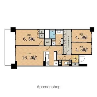 クレヴィア豊田多摩平の森RESIDENCE【9階】の間取り
