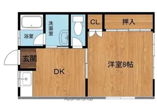 メゾン・セゾン・ド・ラックA【105号室】の間取り