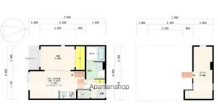 MIDDLEVILLAGE L’S【203号室号室】の間取り