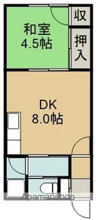 エスパーB棟【6号室】の間取り
