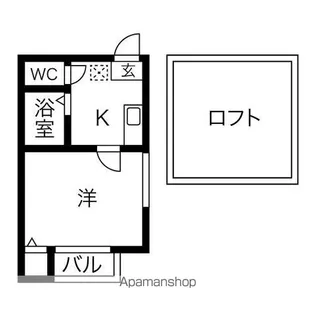 メゾンΑ【1階】の間取り