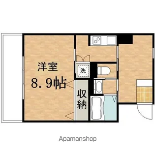かわせみ【504号室】の間取り