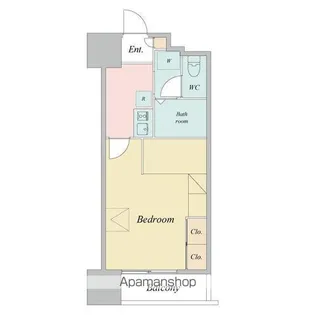 CANVASSすすきの【9階】の間取り