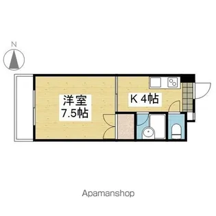 SELEコート一番館【402号室】の間取り