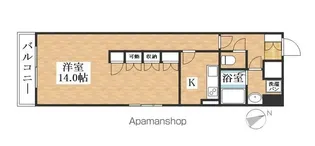 ケースクエア【2階】の間取り