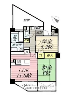 アネックス南町【2階】の間取り