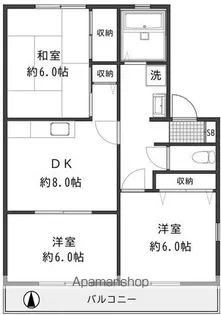 アンクレージュ【2階】の間取り