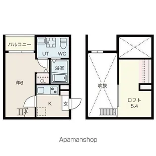 グランディール【1階】の間取り