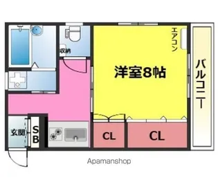 ハイツマコト【2階】の間取り