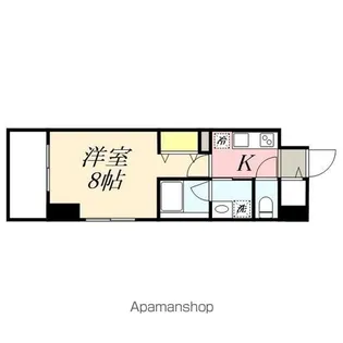 CENTRAL S 砂山町【7階】の間取り