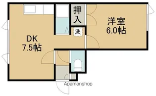 シェラトン美原【201号室】の間取り