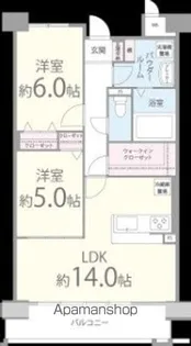 ネクスト吉塚【2階】の間取り