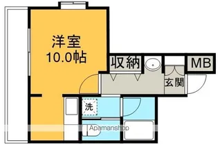 山咲ビル【3階】の間取り