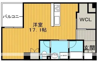 少路パークレジデンス【1階】の間取り