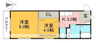 ウィステリア【4階】の間取り