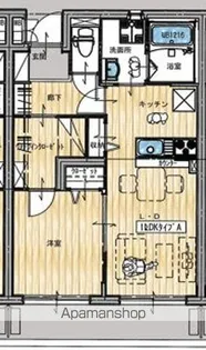 PRELUDE AOBA【1階】の間取り
