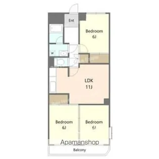 BEVERLYHILLS(ビバリーヒルズ)藤ヶ丘【7階】の間取り