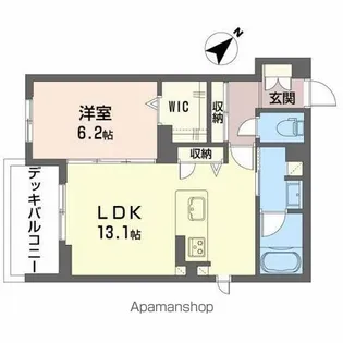 クラヴィーア【1階】の間取り