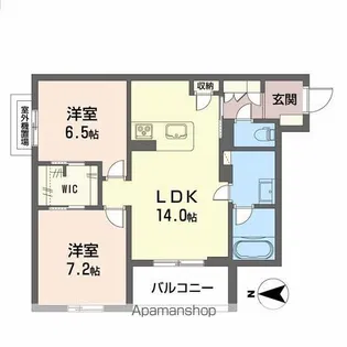 シャーメゾン セレーナ ヴィラ【3階】の間取り