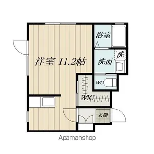 ブリックハウス旭南Ⅱ【201号室】の間取り