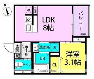 ROBOT HOME 東本町【2階】の間取り
