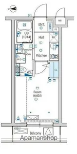 エストゥルース亀有【412号室】の間取り