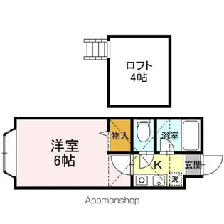 ベルシティ木ノ下【2階】の間取り