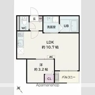 Jack koshin5【1階】の間取り