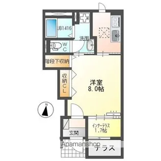 マ・グランⅩ(テン)【1階】の間取り