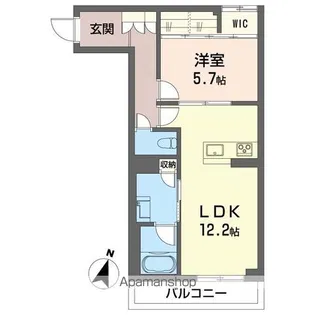 KS−Ⅱ与野本町【2階】の間取り
