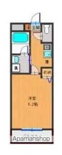 ラ・フラシオン【2階】の間取り