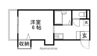 サンフロール【202号室】の間取り