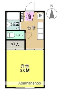 ペガサス館【108号室】の間取り