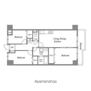 レジデンス代官町スクエア【9階】の間取り