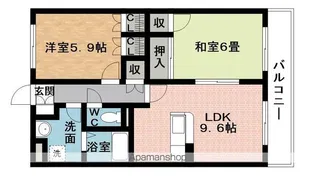 アップル2号館【2階】の間取り