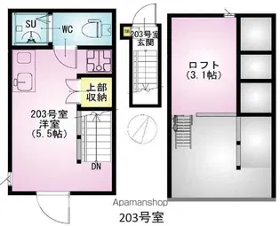 VILLEST 巣鴨【2階】の間取り