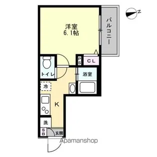 グランフィーカ岩槻【1階】の間取り