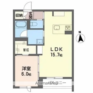 グランドメゾン新屋敷【2階】の間取り
