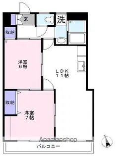政和ビル【4階】の間取り