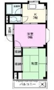 松川マンション【3階】の間取り