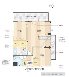 ロイヤルガーデン博多アネックス【303号室】の間取り