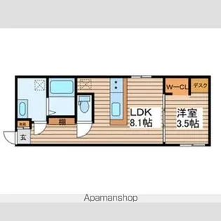 Amirl Premier Heian-dori【4階】の間取り