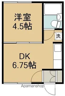 サクセス中道【2階】の間取り