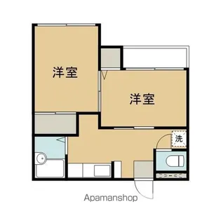 Mヒルズ清水町【105号室】の間取り